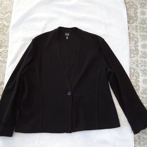 Eileen Fisher ladies black, medium, wool set.